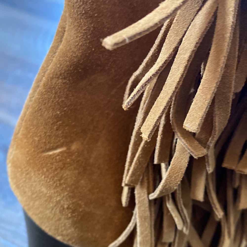 NWOT festival suede fringe festival boots - Picture 6 of 7